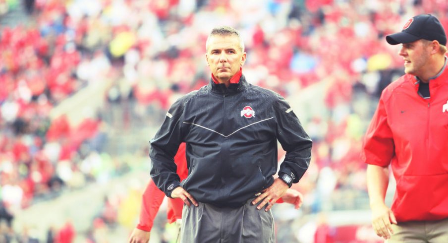 Urban Meyer knows his offense is struggling, but said right now the only thing on his mind is beating Michigan.
