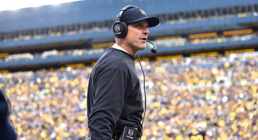 Jim Harbaugh at Michigan Stadium