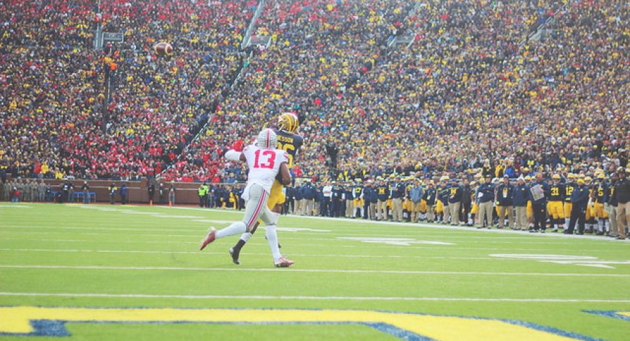 Eli Apple ruining Jehu Chesson's day.