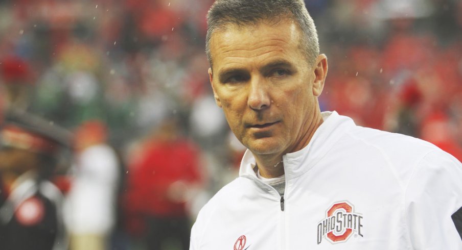 Urban Meyer on the sidelines.