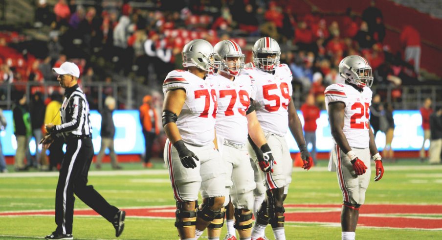 The 2016 season could provide an entirely new offensive line for Ohio State.