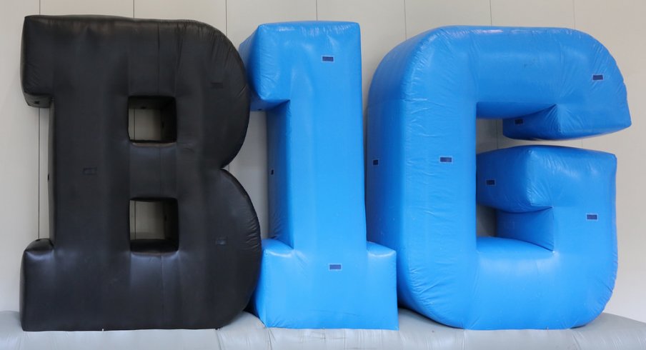 An air-filled Big Ten Logo.  From day two of the 2015 Big Ten Football Media Days in Chicago