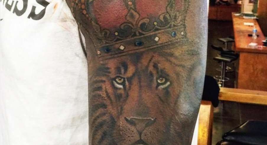 Cardale Jones' new tattoo. 