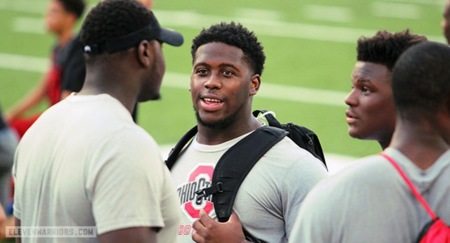 Antwuan Jackson during an Ohio State visit this summer.