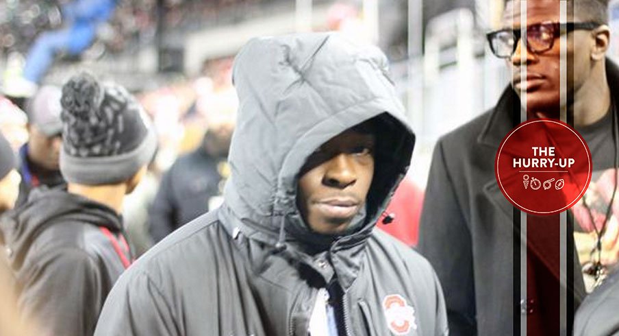 Sam Bruce during his October visit to Ohio State.