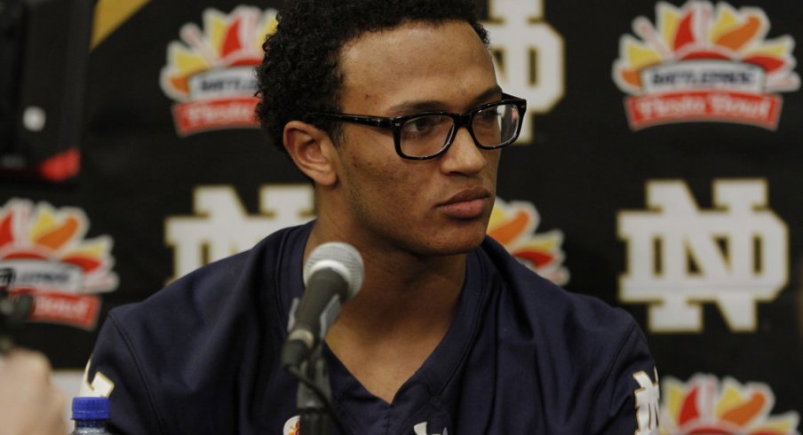 DeShone Kizer meets with the media at the Fiesta Bowl.