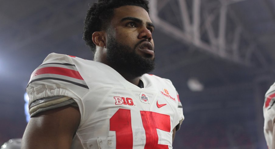 Ezekiel Elliott set to take the field vs. Notre Dame.