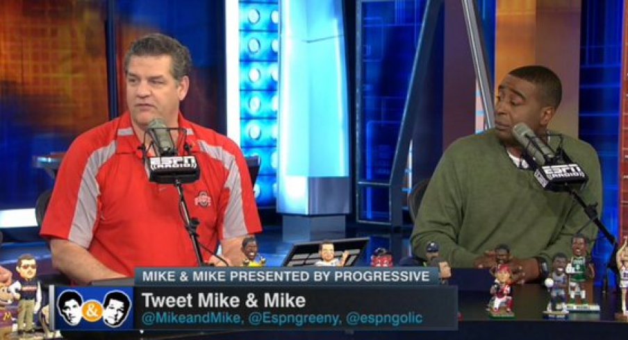 Mike Golic in Ohio State gear