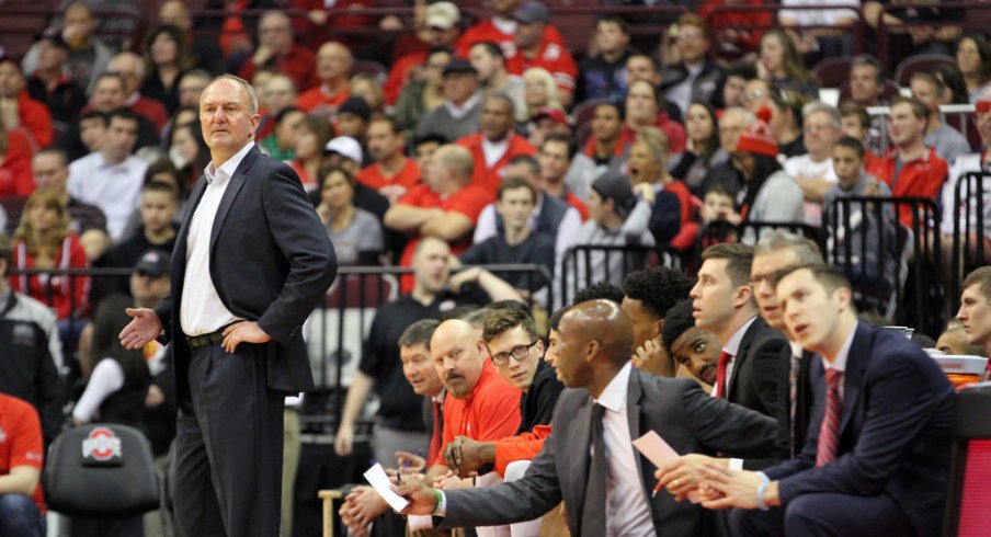 Thad Matta joined the 13 other Big Ten coaches on the first conference teleconference of the season Monday.