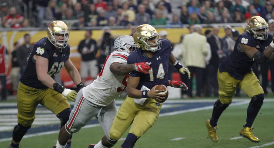 Tyquan Lewis and the OSU rushmen made life difficult for the Irish