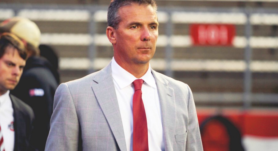 Urban Meyer addressed the media Thursday at the Woody Hayes Athletic Center.