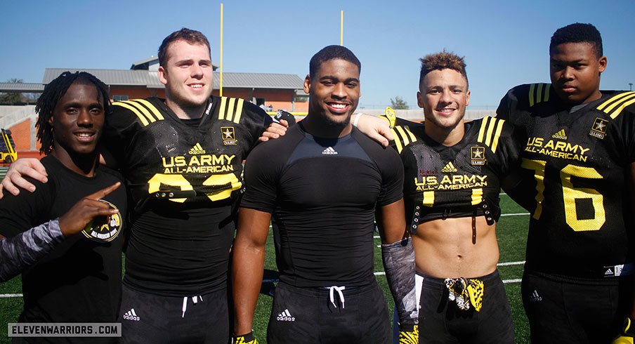 Five of the six future Buckeyes at the US Army All-American Bowl