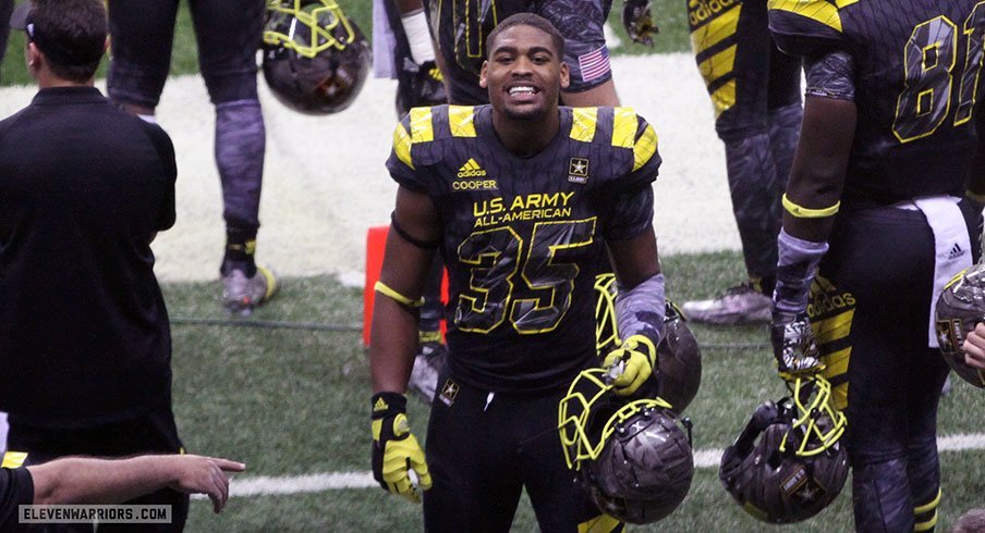 DE Jonathon Cooper at the 2016 Army All-American Bowl.