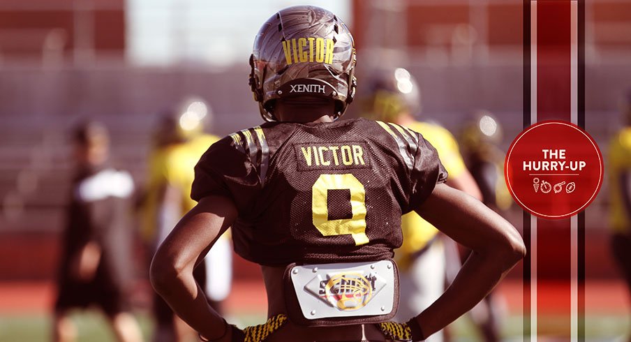 Binjimen Victor is once again the most likely answer at wide receiver.