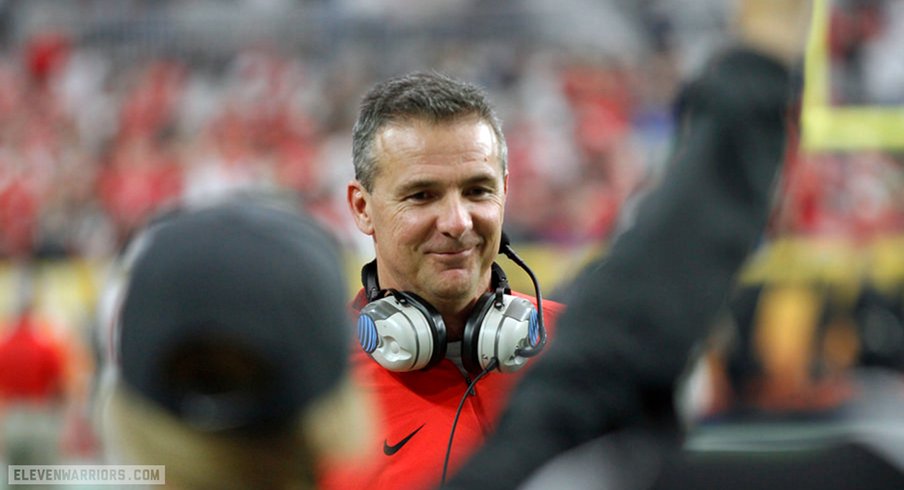 Urban Meyer is smiling in January, that's good news for the Buckeyes.