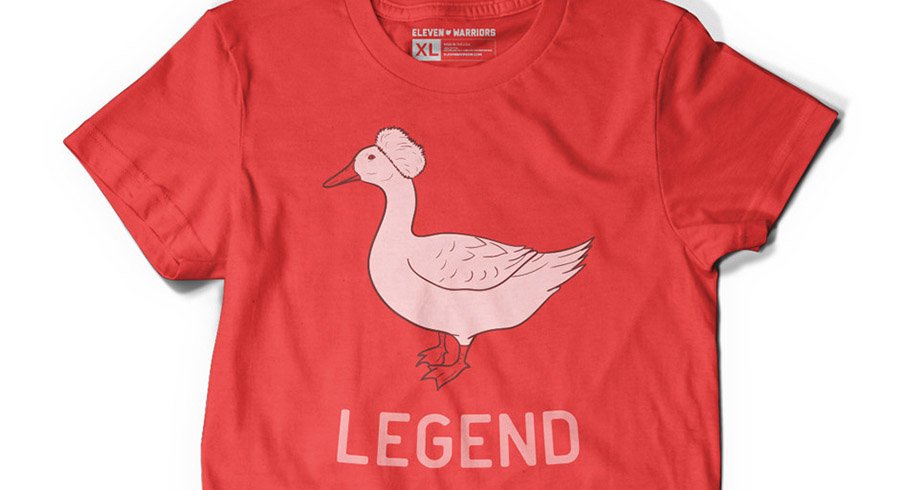 The Afroduck Legend tee, available at Eleven Warriors Dry Goods