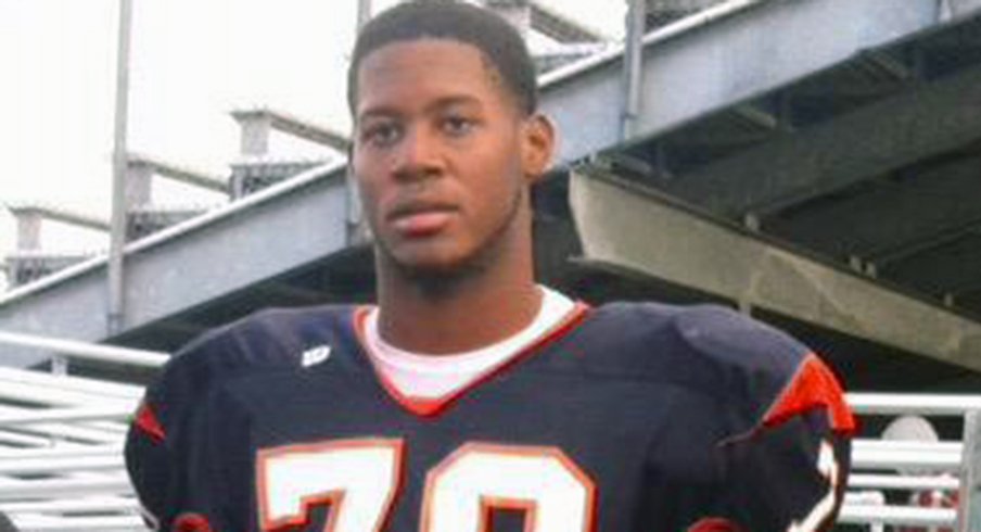 Nassau Community College lineman Malcolm Pridgeon