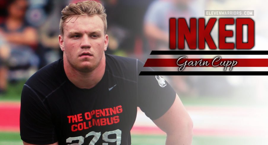 Gavin Gupp is officially a member of Ohio State's 2016 recruiting class.