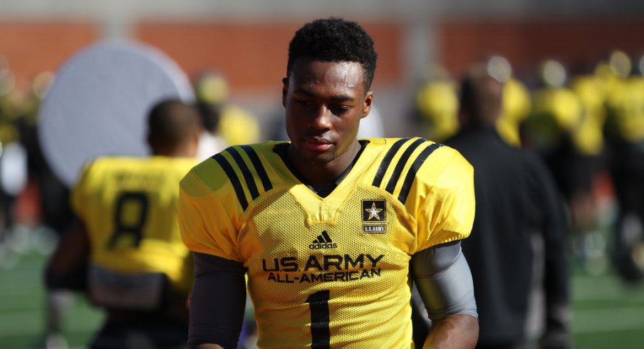 Jordan Fuller at the Army All-American game.