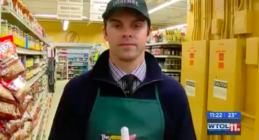 Dane Sanzenbacher as an Andersons clerk.