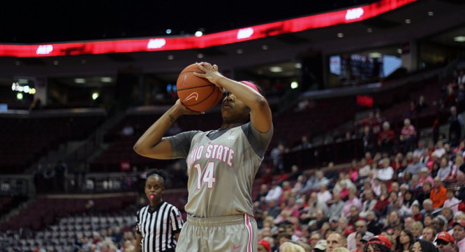 Alston hit a career-high eight three-pointers to lead the Buckeyes to victory in Happy Valley.