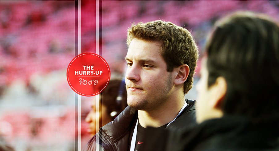Nick Bosa during his official visit to Ohio State on October 17th.