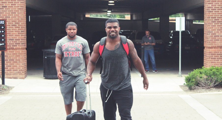 Mike Weber and Bri'onte Dunn are two of a host of options to fill Ezekiel Elliott's shoes at running back for Ohio State in 2016.