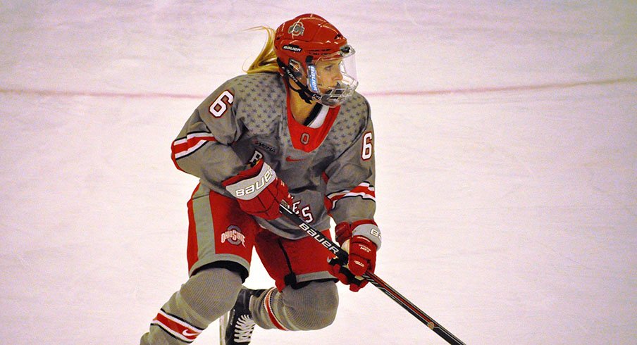 Ohio State defenseman Lauren Boyle was named to the 2016 WCHA All-Rookie Team. 