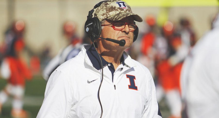 Bill Cubit is out at Illinois.