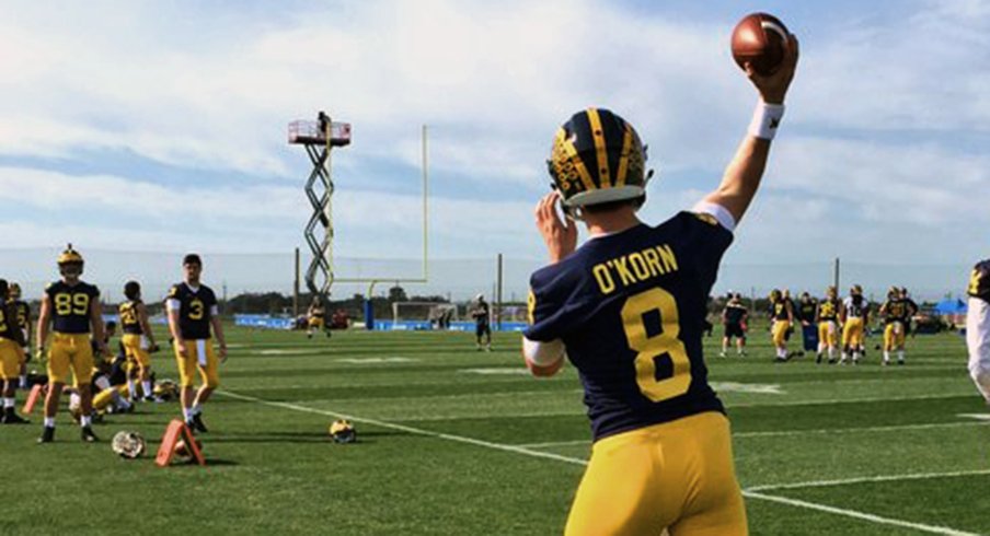 New Michigan quarterback John O'Korn