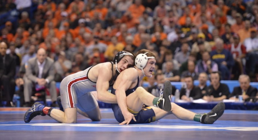Nathan Tomasello heads to Sunday's B1G Tournament finals.