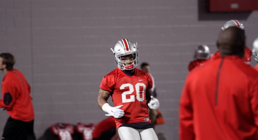 Mike Weber is in contention to be Ohio State's No. 1 running back in the spring. 
