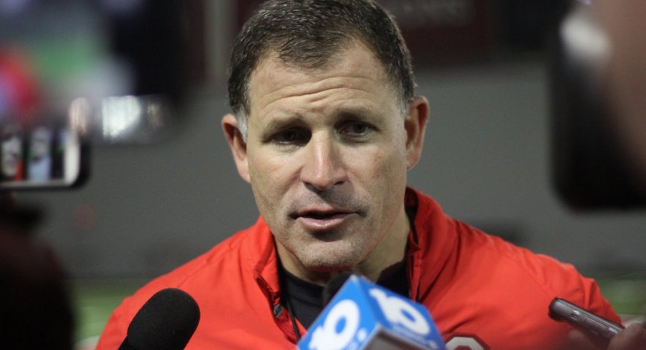 Greg Schiano spoke about his one-year contract with Ohio State on Thursday.