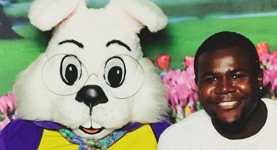Cardale Jones and the Easter Bunny are jacked up for the March 15th Skull Session