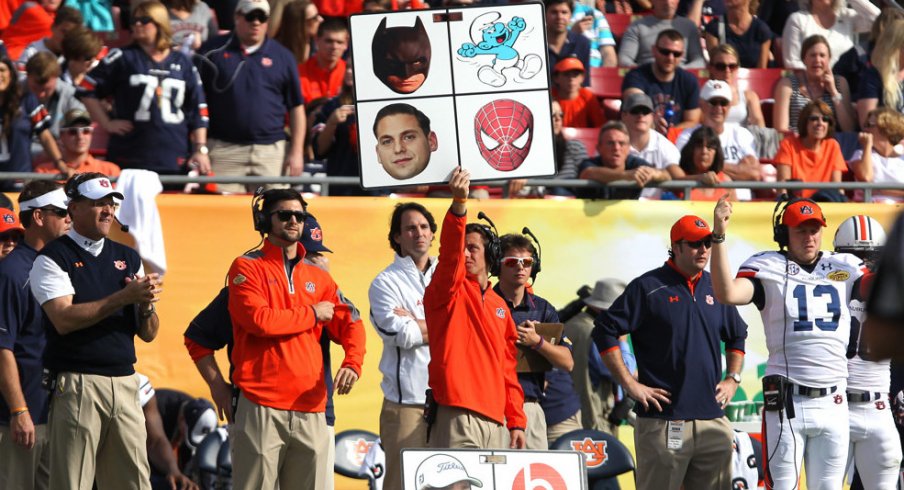 Do these funny-looking boards on the sidelines actually mean anything?