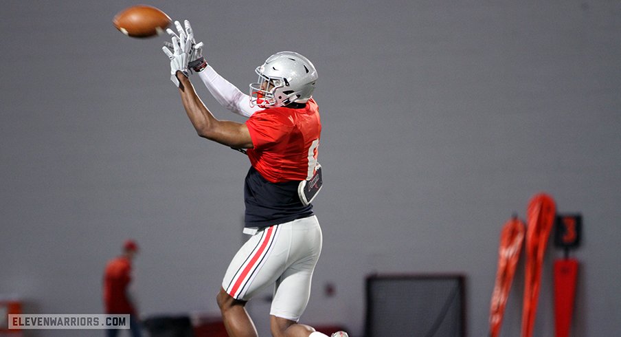 Observations on Ohio State's offense at practice on the first day back from spring break.
