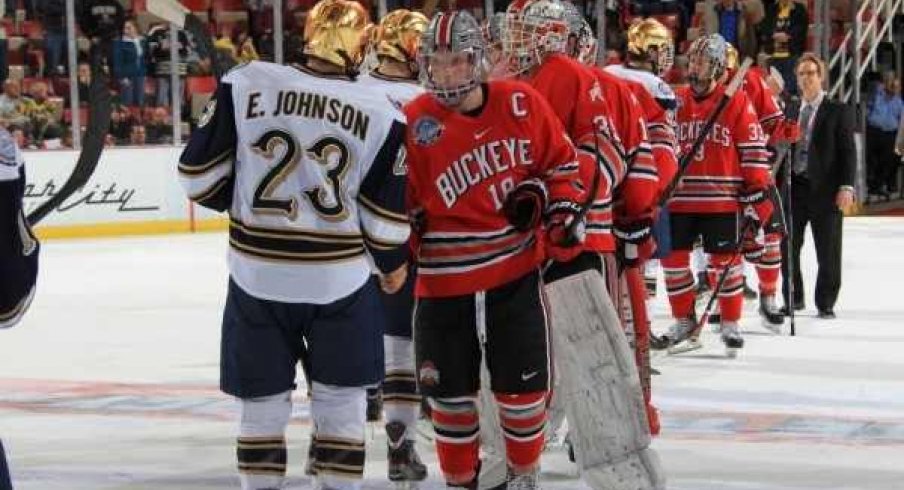 Not the last conference game between Ohio State and Notre Dame hockey