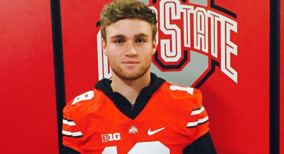 The country's top-ranked quarterback during an Ohio State visit in March of 2016.