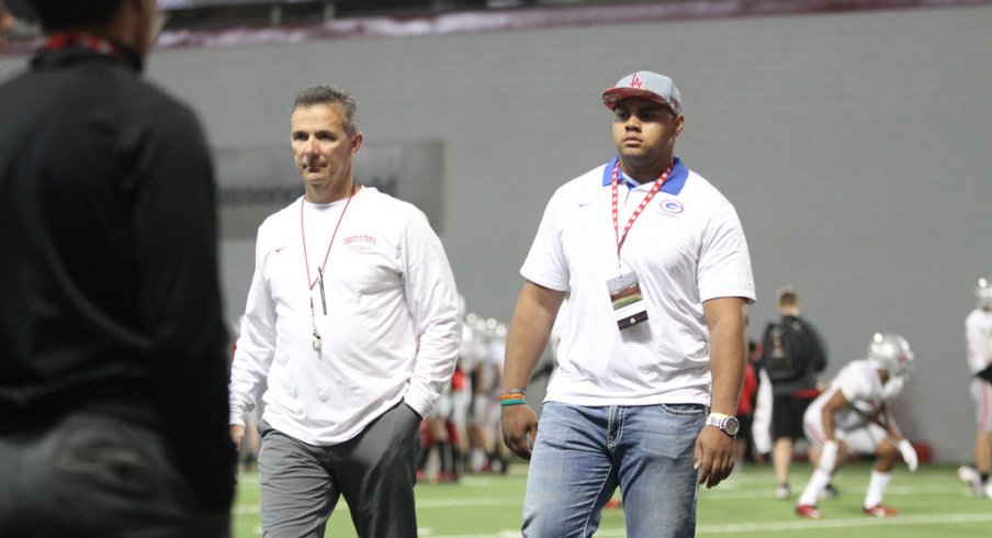 Haskell Garrett was on Ohio State's campus all week.