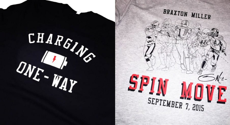 Braxton Miller is now selling t-shirts at his website.