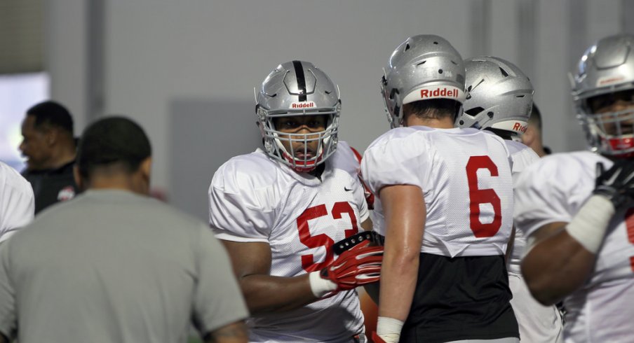 DaVon Hamilton and Sam Hubbard are having solid springs.