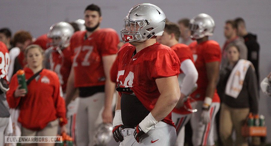 Ohio State young offensive line struggles continue in spring ball.