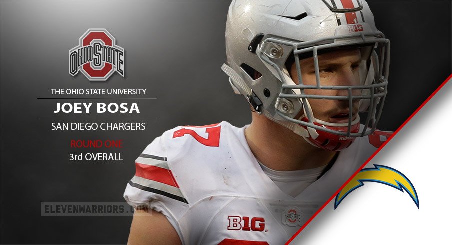 Drafted: Joey Bosa Selected Third Overall By The San Diego
