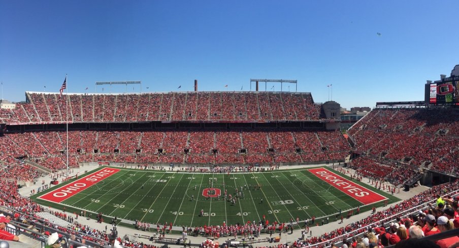 Ohio State sets spring game record for attendance.