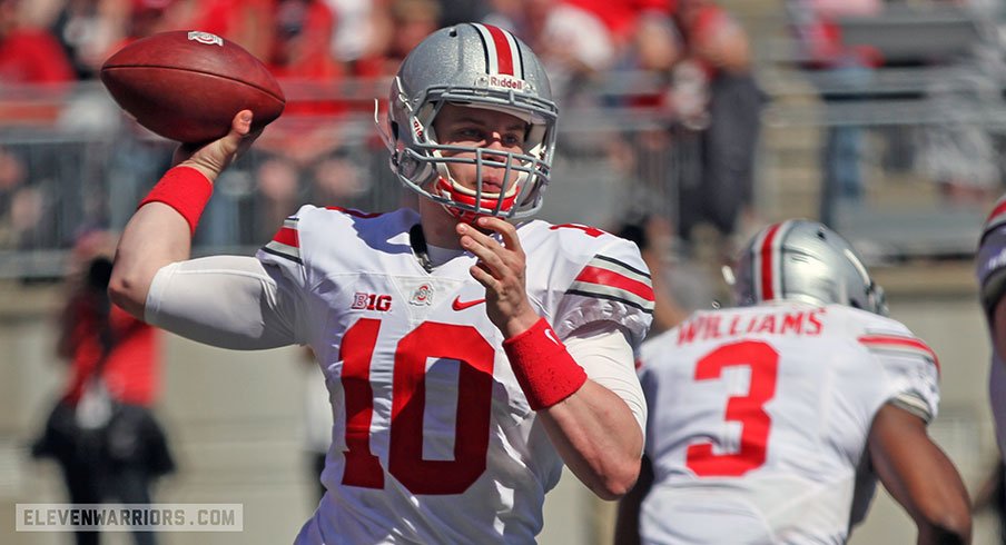 Joe Burrow played with confidence in Saturday's spring game.