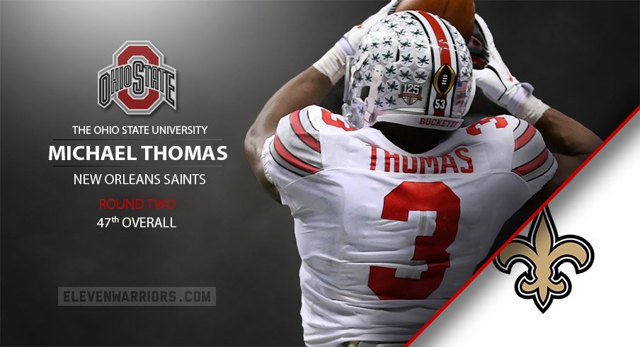 Michael Thomas drafted by New Orleans.