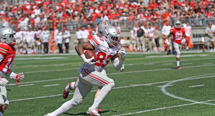 Terry McLaurin was one of Ohio State's standout wide receivers this spring.