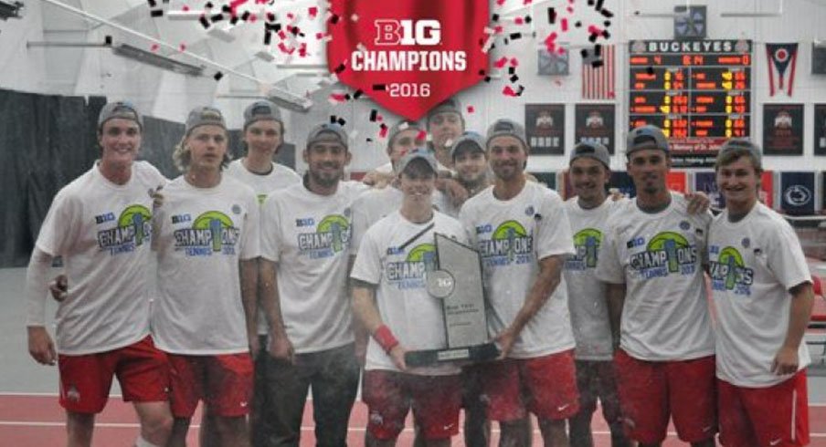 Ohio State men's tennis capture 11th-straight B1G title.
