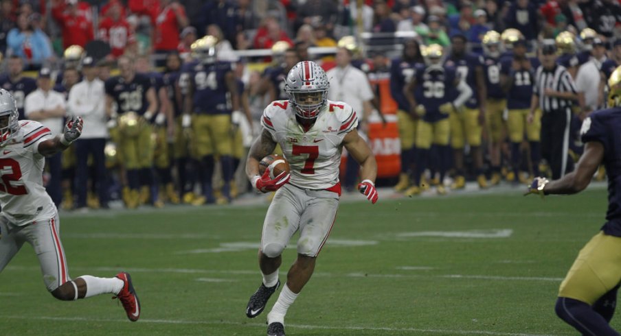 Looking at the best professional fits for Ohio State wide receiver Jalin Marshall.