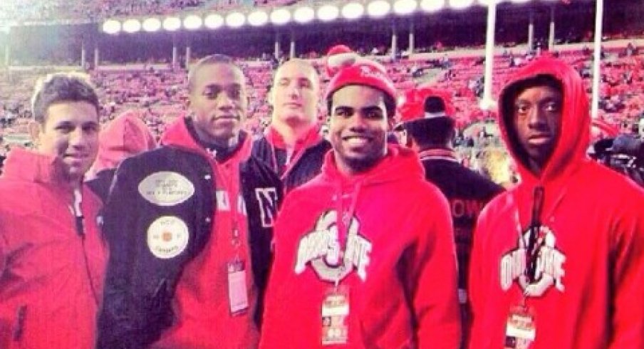 Mark Pantoni, Darron Lee, Joey Bosa, Ezekiel Elliott and Eli Apple in 201. 